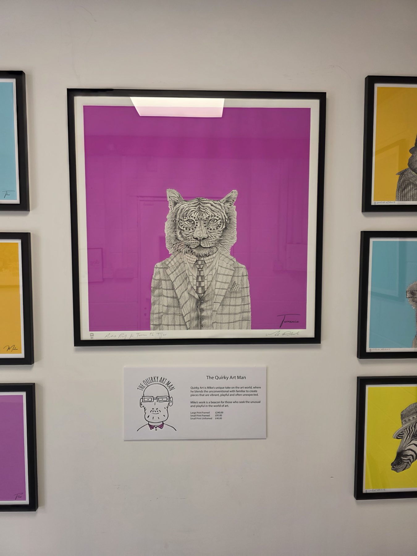 Mike Roberts, The Quirky Art Man, in his Timperley garden studio and at art fairs — photo 3